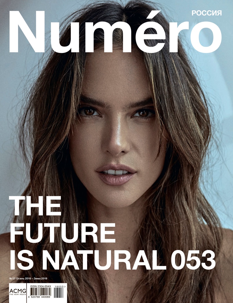 Alessandra Ambrosio on Numero Russia #53 Cover