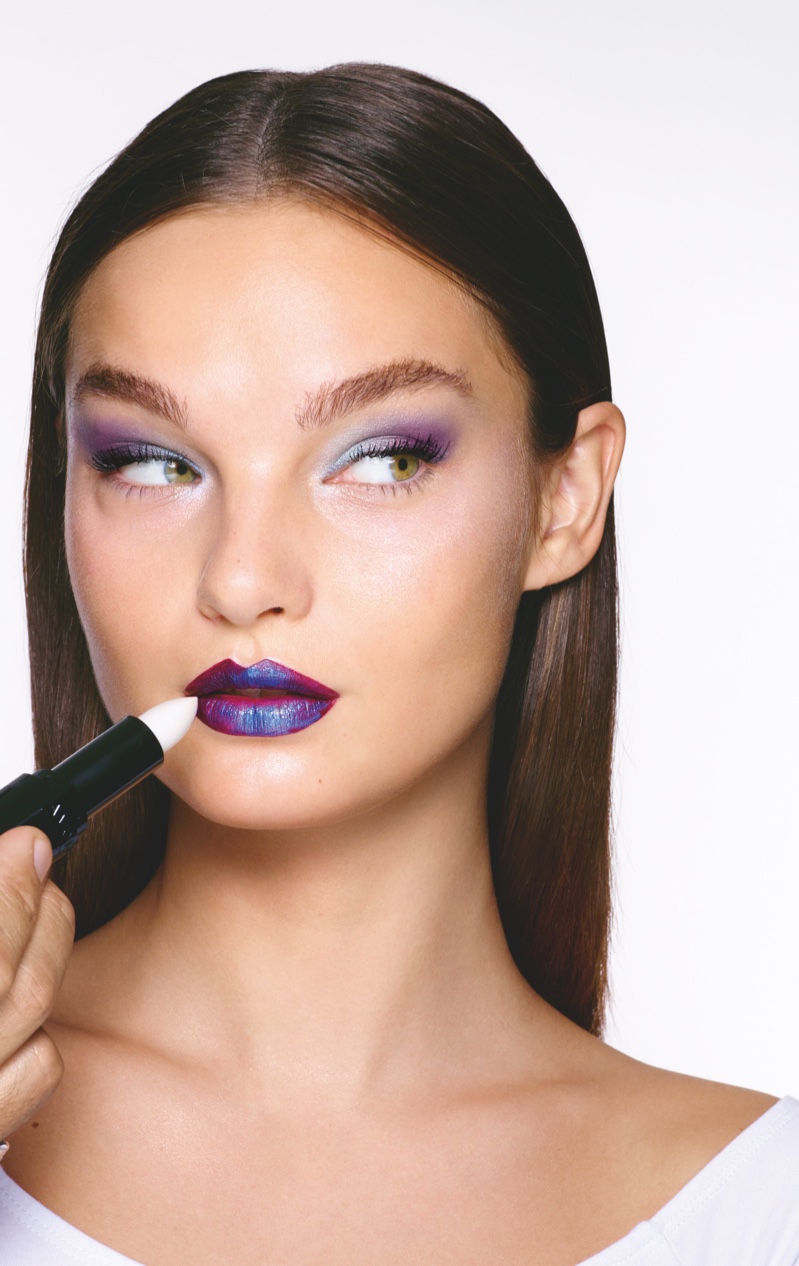 Go Galactic Makeup Look from Avon Winter 2018 Campaign. Photo: Rankin/The Full Service