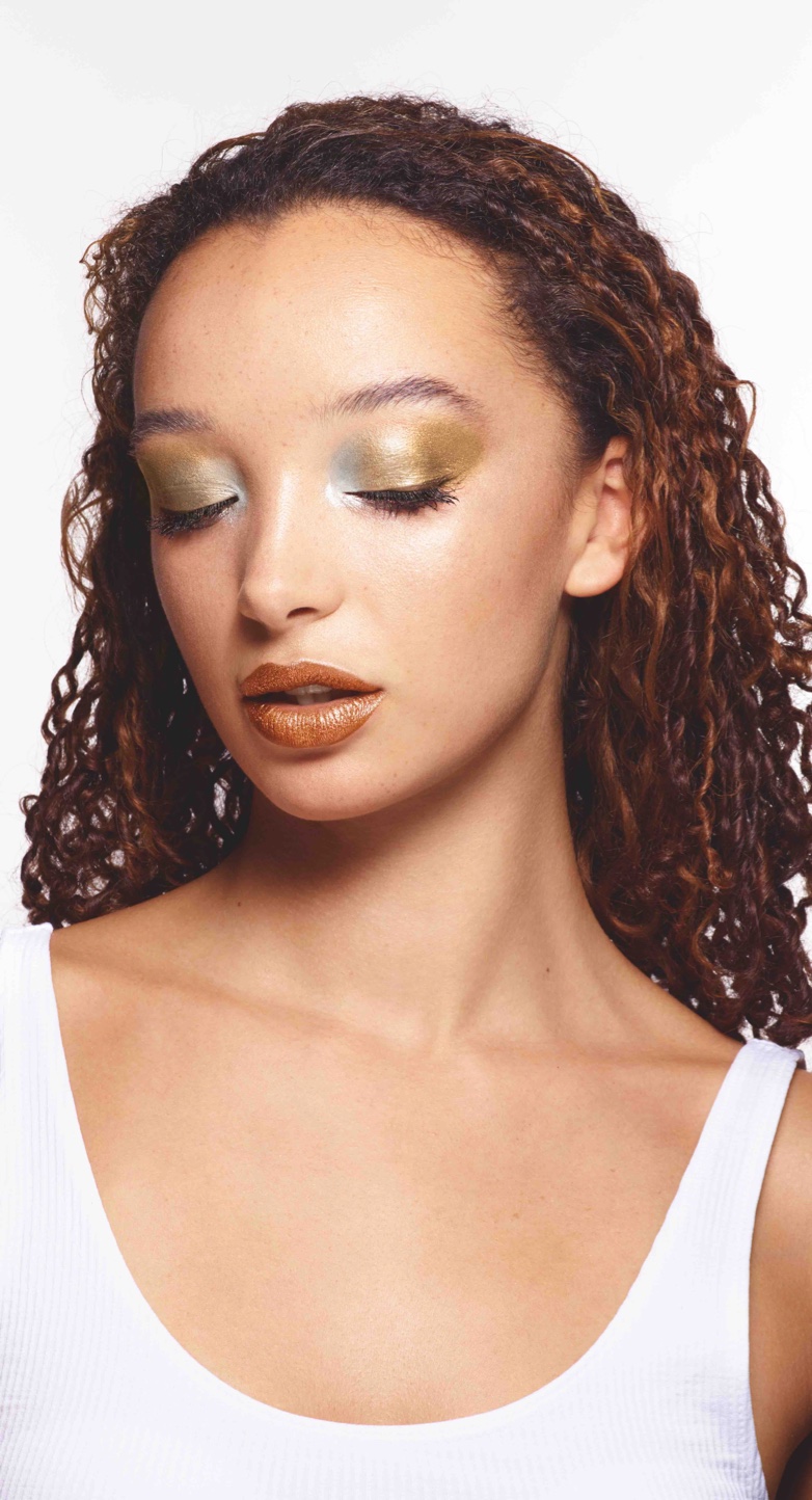 Molten Metals Makeup Look from Avon Winter 2018 Campaign. Photo: Rankin/The Full Service