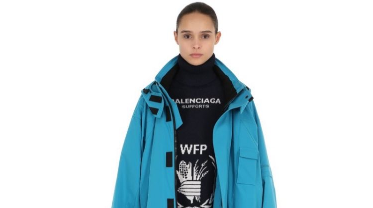 Balenciaga Oversized Nylon Parka $2170 (previously $3,100)