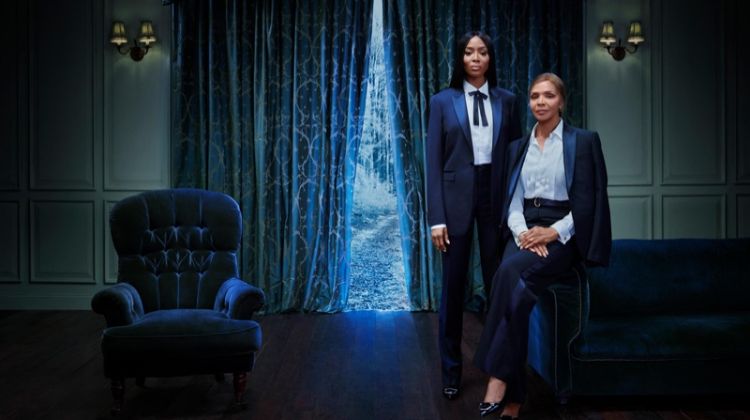 Naomi Campbell and her mother Valerie Morris Campbell front Burberry Christmas 2018 campaign