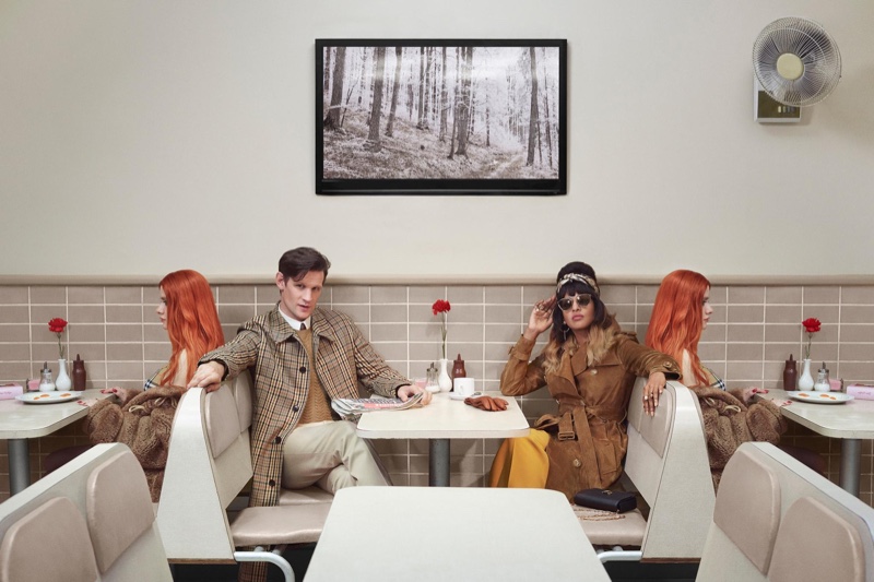 Matt Smith and M.I.A. front Burberry Christmas 2018 campaign