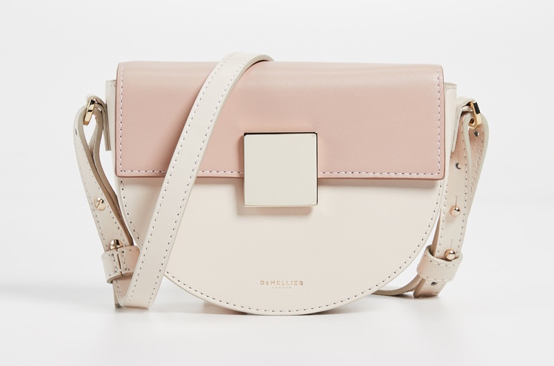 DeMellier The Mini Oslo Bag in Cream/Blush $385