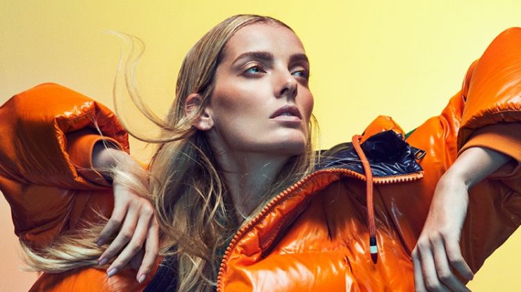 Denisa Dvorakova Wears Bold Outerwear in Woman Spain