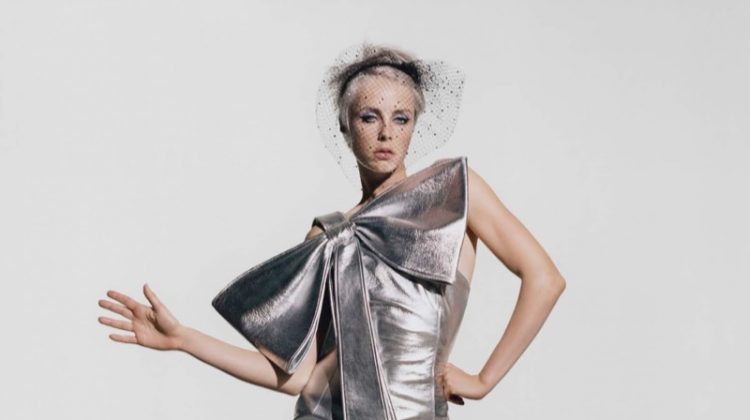 Edie Campbell Poses in Statement Looks for Vogue Poland