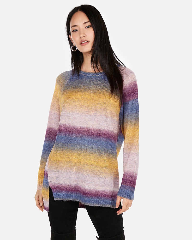 Express Ombre Space Dye Oversized Tunic Sweater $34.95 (previously $69.90)