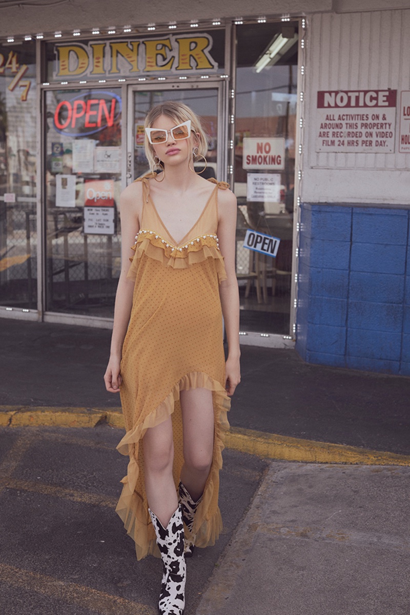 for love and lemons marquee mini dress