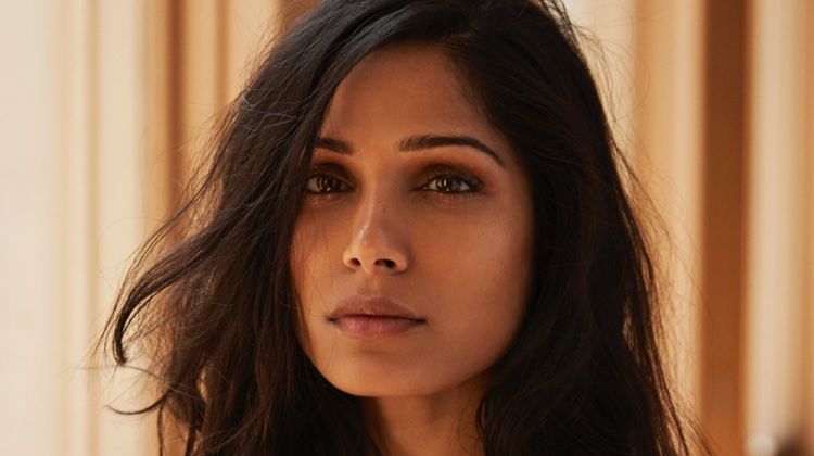 Freida Pinto Channels Western Style in Vanity Fair Italy