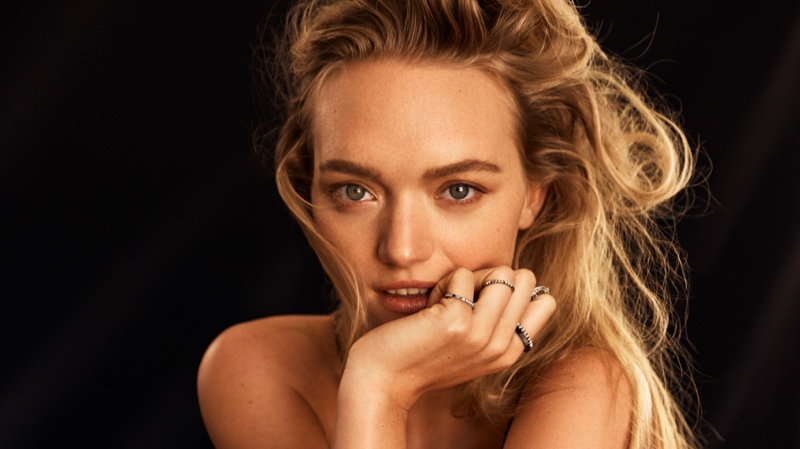 Gemma Ward models Empire collection from Hardy Brothers Jewellers