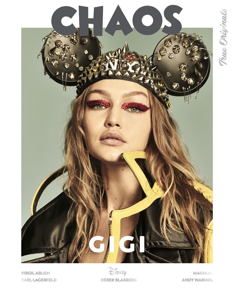 Gigi Hadid on Chaos Magazine True Originals 2018 Cover