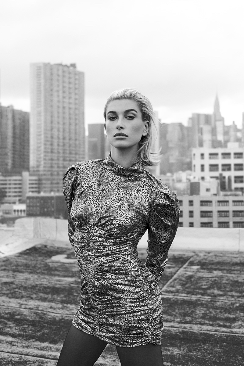 Hailey Baldwin Delivers Opulence for Vogue Arabia