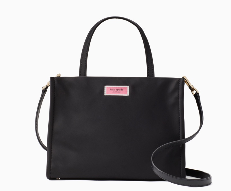 GET THE LOOK: Kate Spade Sam Medium Satchel Bag in Black $198