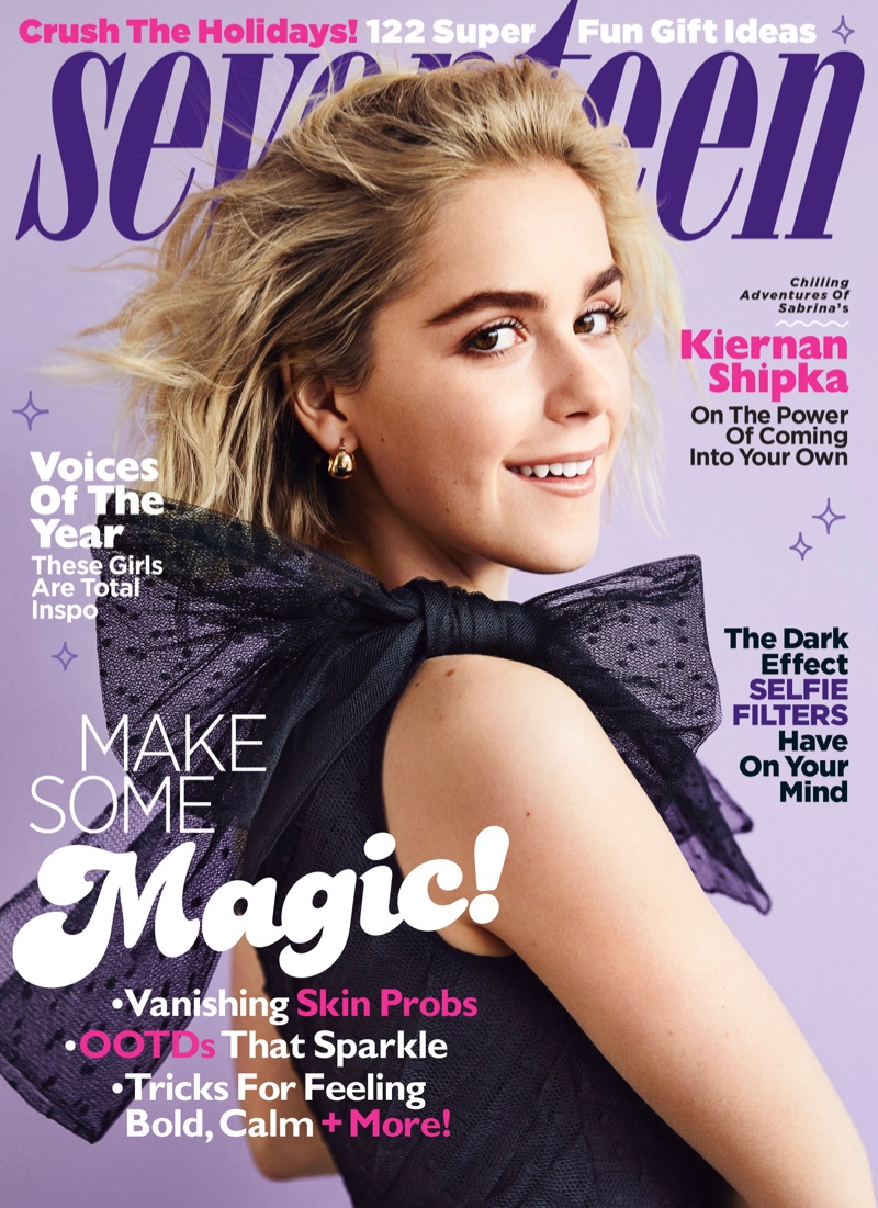 Kiernan Shipka on Seventeen Magazine December 2018 Cover