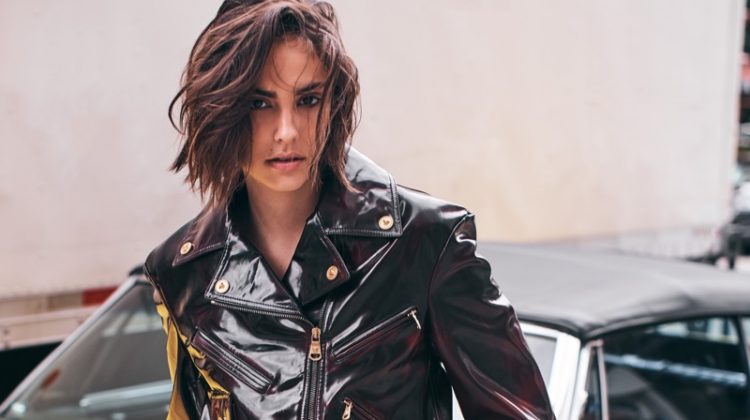 Maddie Dawn Wears Cool Outerwear for Grazia Italy
