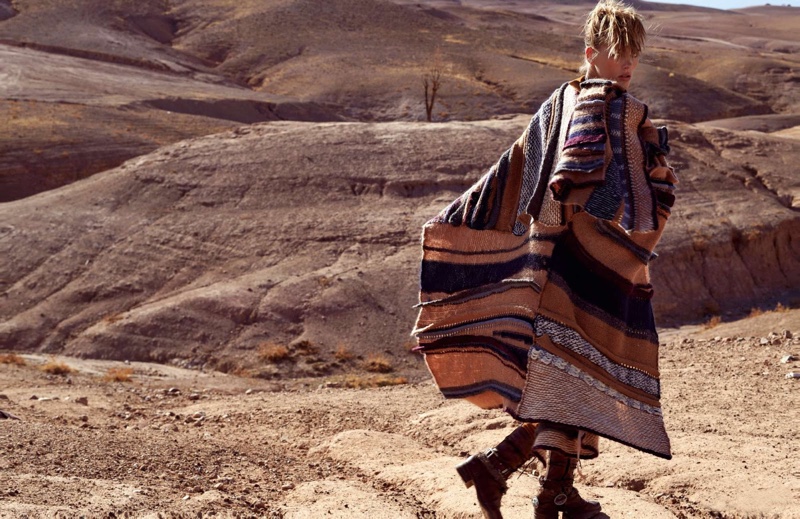 Madison Headrick Takes On Nomadic Styles for ELLE France
