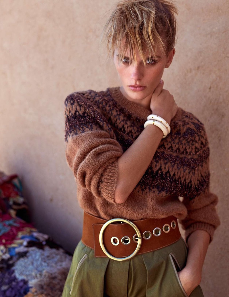 Madison Headrick Takes On Nomadic Styles for ELLE France