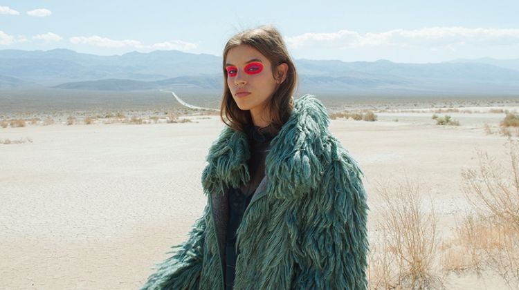 Marta Aguilar Models Bottega Veneta Looks for ELLE Mexico