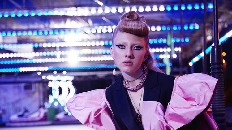 Maryna Polkanova Gets Glam at the Carnival for Harper’s Bazaar Mexico