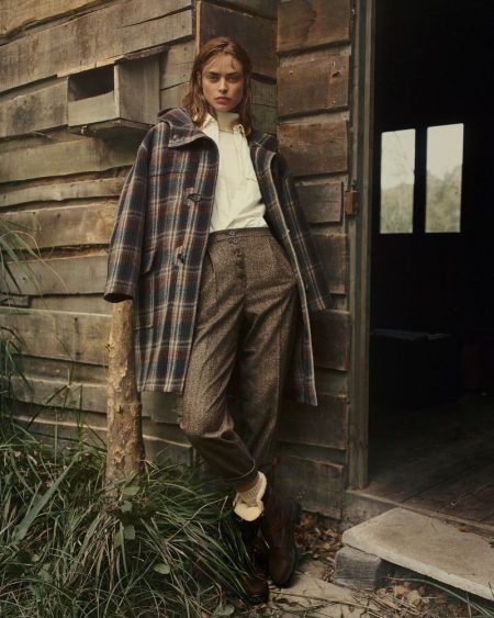 Birgit Kos Wears Massimo Dutti's Cozy Winter 2018 Collection