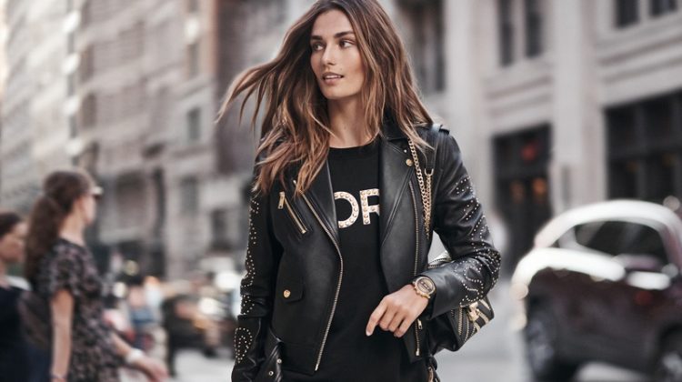 Andreea Diaconu stars in Michael Kors Access Runway Smartwatch campaign