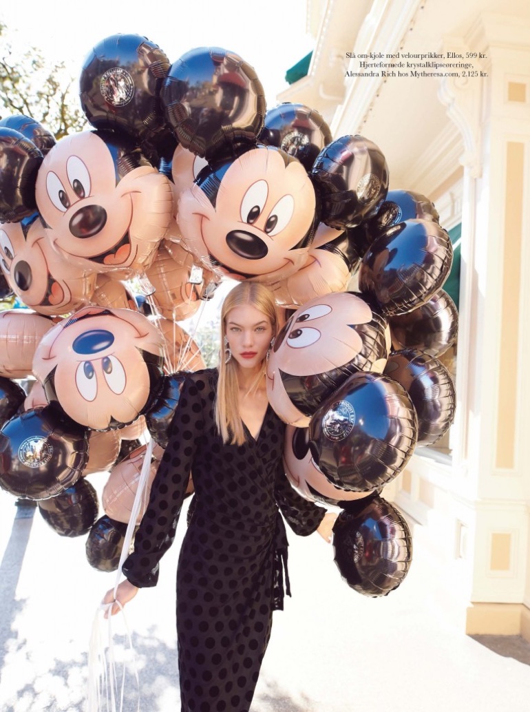 Michela Strate Takes a Stylish Trip to Disneyland for ELLE Denmark