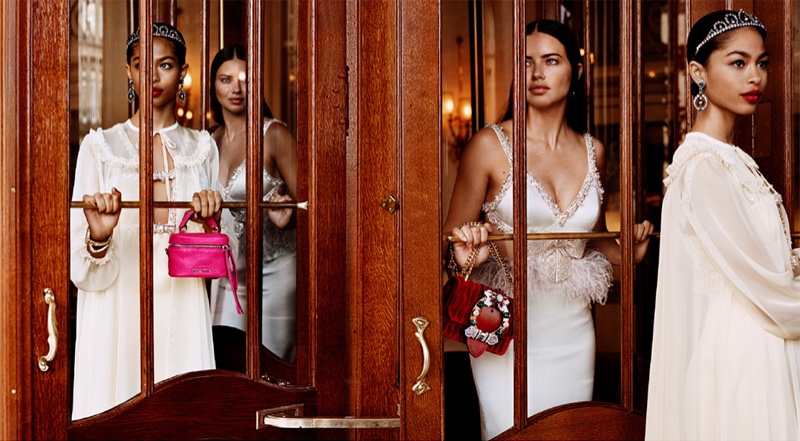 Zoe Thaets and Adriana Lima appear in Miu Miu cruise 2019 campaign