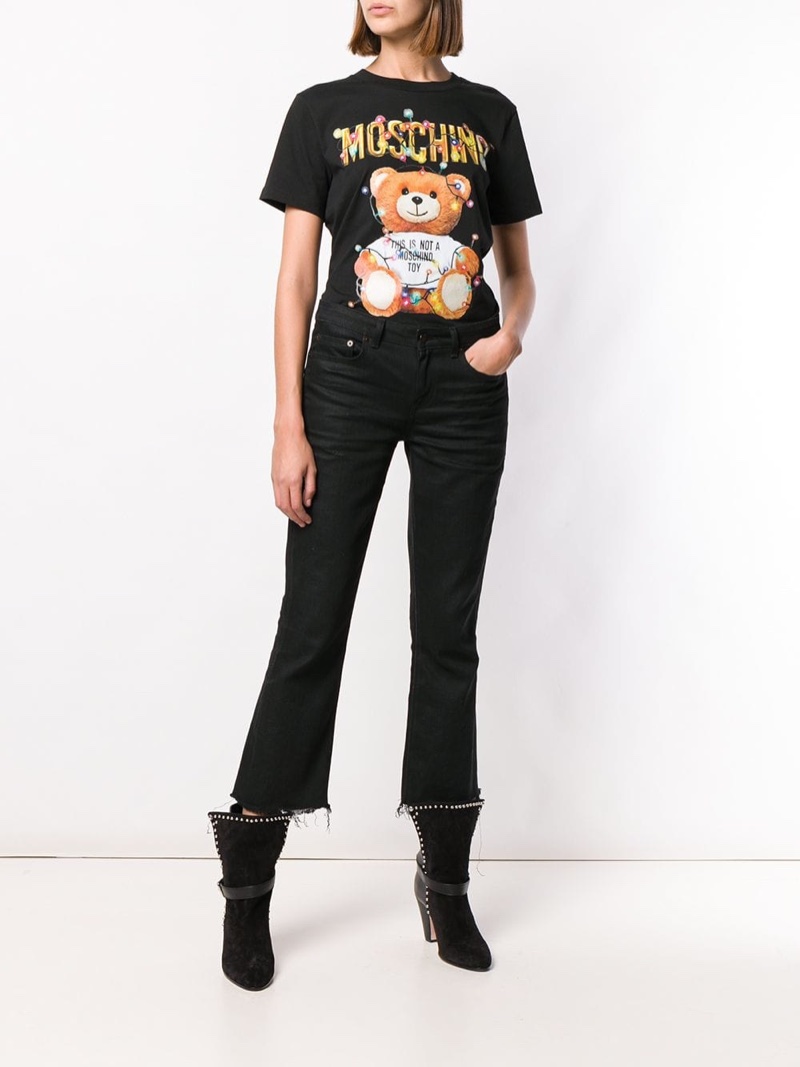 Moschino Toy Print T-Shirt in Black $295