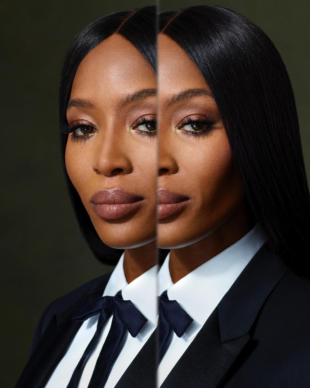 Naomi Campbell Portrait for Burberry