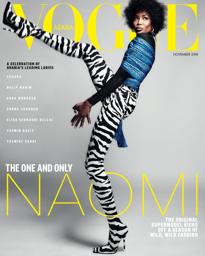 Naomi Campbell Slays Fall Fashion for Vogue Arabia