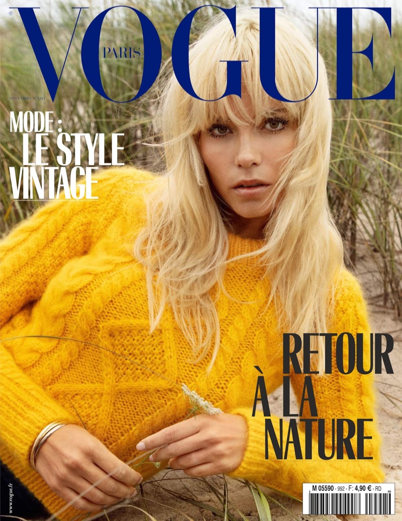 Natasha Poly on Vogue Paris November 2018 Cover