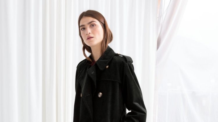Get Ready to Save With & Other Stories' Black Friday Sale & Other Stories Belted Cotton Cord Trench Coat $109 (previously $219)