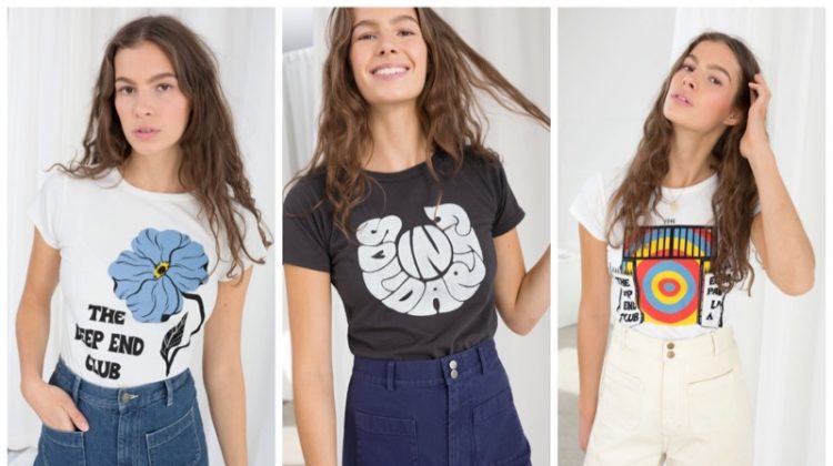 Channel Retro Vibes In & Other Stories x The Deep End Club’s Tees