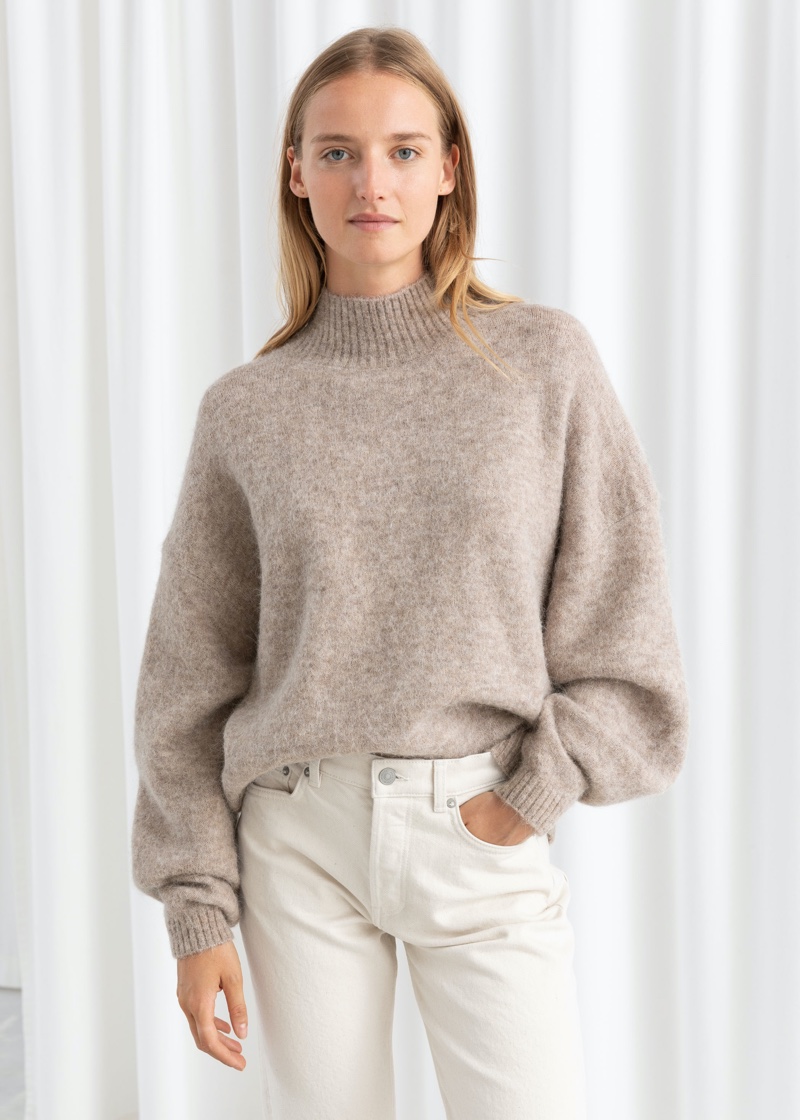 fuzzy wool sweater