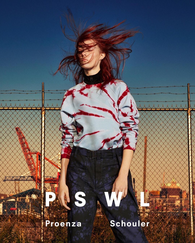 Remington Williams appears in PSWL Proenza Schouler spring 2019 campaign