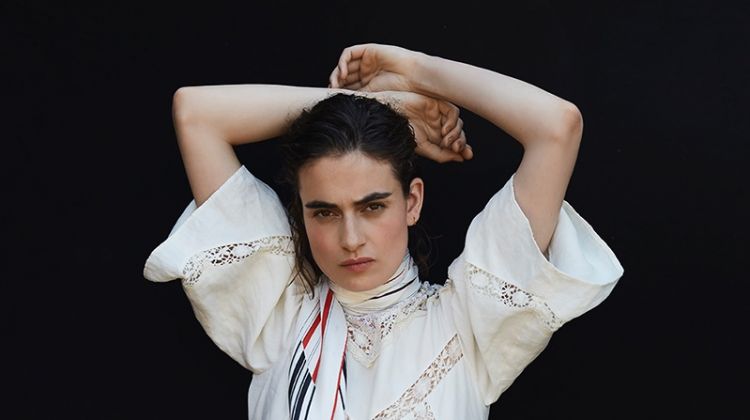 Pauline Van Der Cruysse Poses in Equestrian Looks for Myself Germany