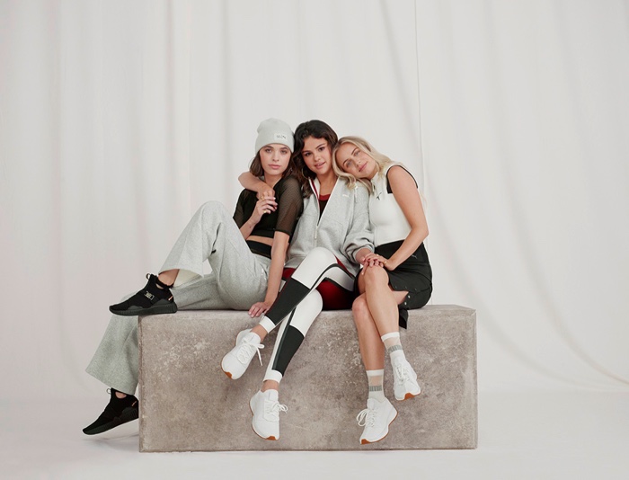 Selena Gomez and her friends pose for new PUMA campaign