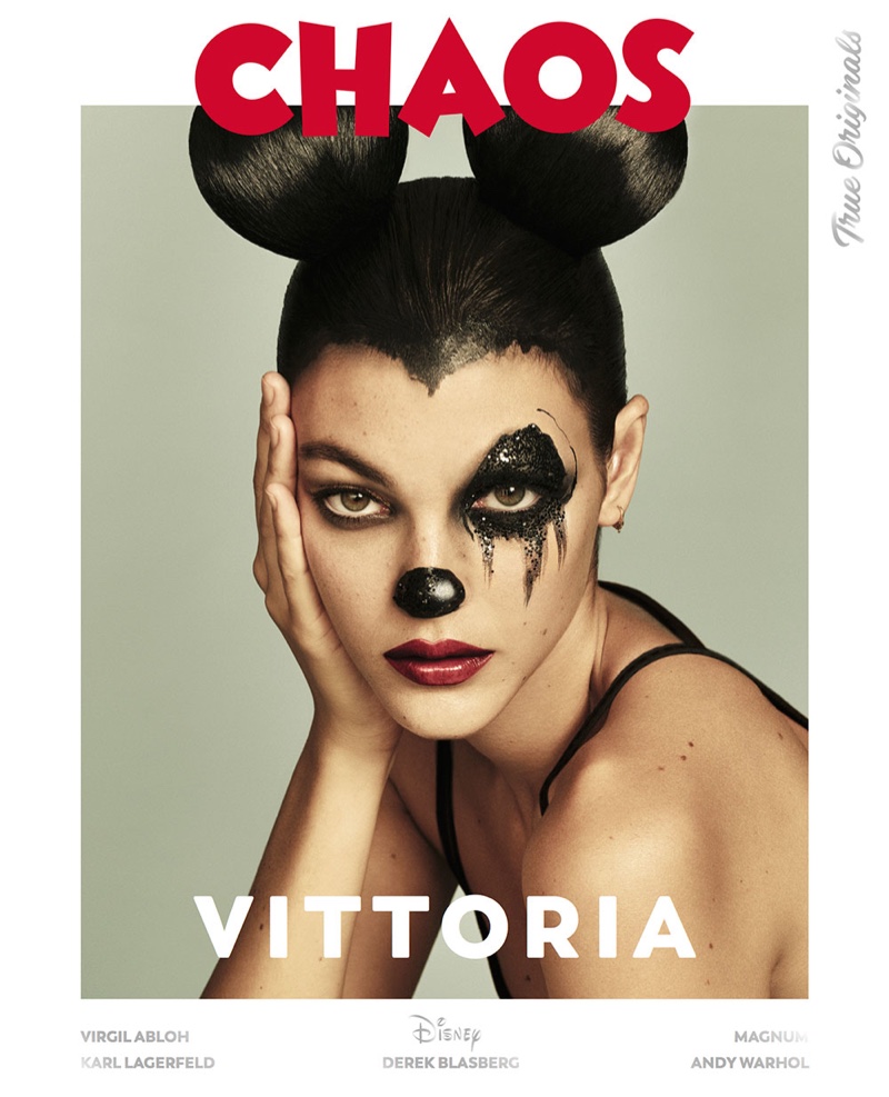 Vittoria Ceretti on Chaos Magazine True Originals 2018 Cover