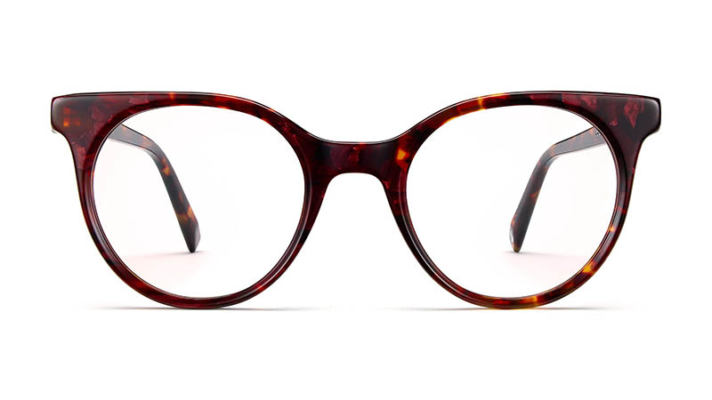 Warby Parker Jo Glasses in Fig Tortoise $95