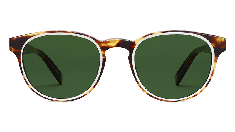 Warby Parker Percey Sunglasses in Root Beer with Ecru $145