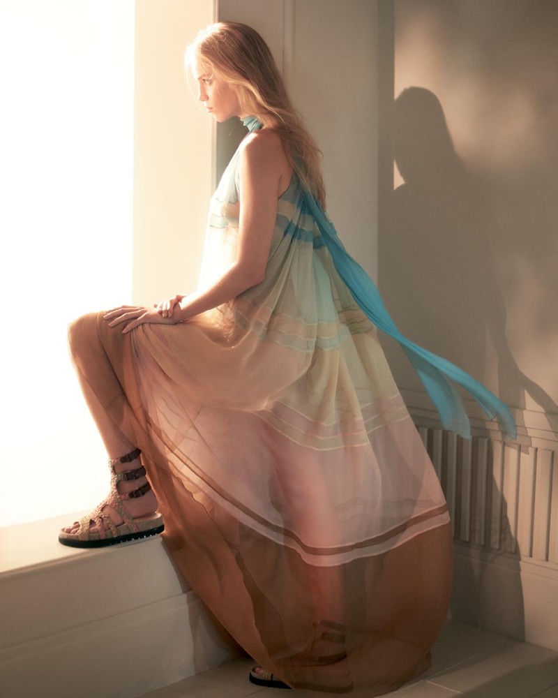 Italian fashion brand Alberta Ferretti launches its spring 2019 campaign