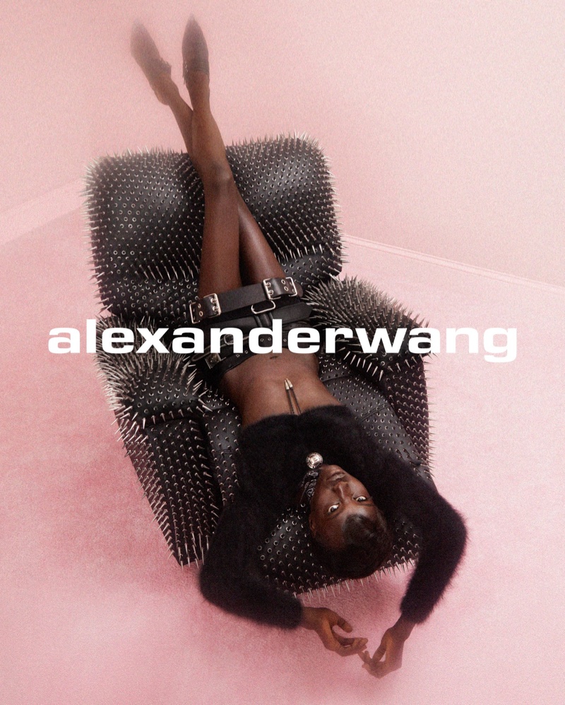 Anok Yai stars in Alexander Wang Collection 1 Drop 2 campaign