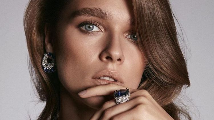 Beegee Margenyte Glitters in Diamonds for Harper’s Bazaar Turkey