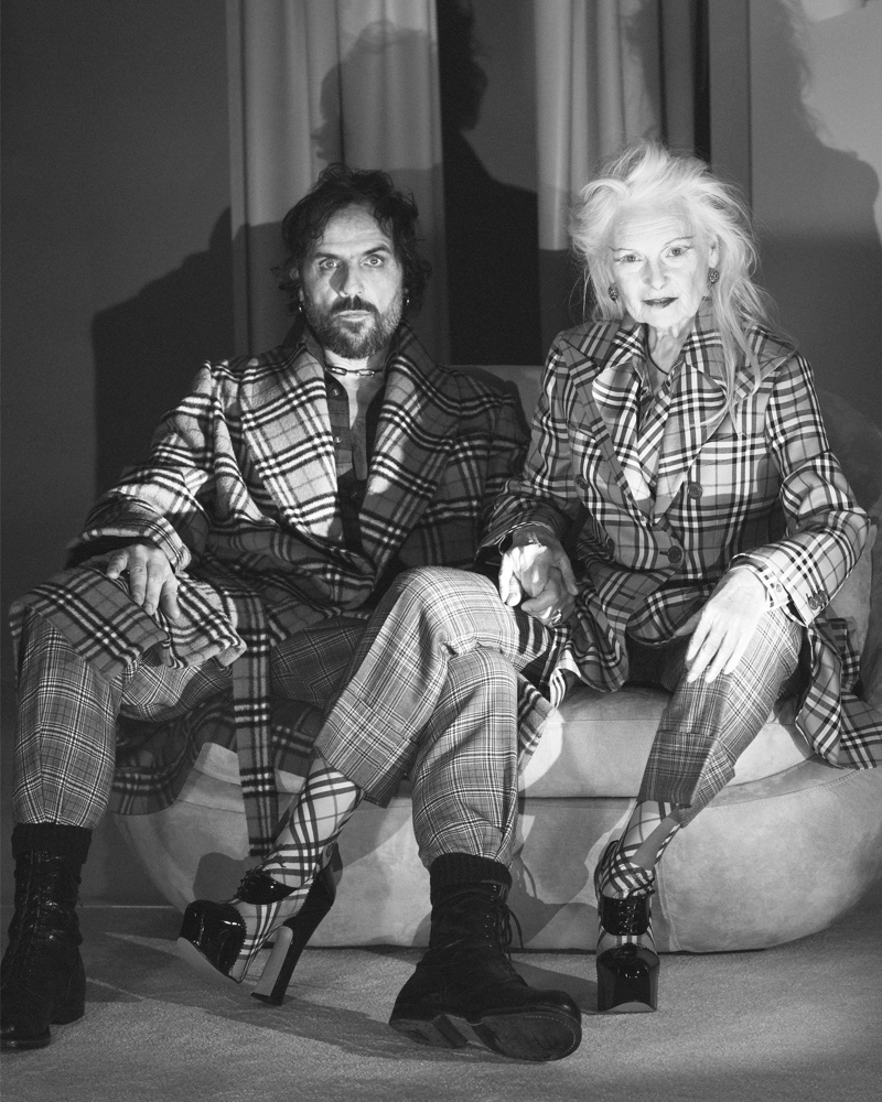 Andreas Kronthaler and Vivienne Westwood appears in Vivienne Westwood x Burberry campaign