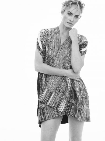 Amber Valletta Wears Knits for C3 CFDA x Lexus Capsule Collection Amber Valletta models M.Patmos C3 CFDA x Lexus design