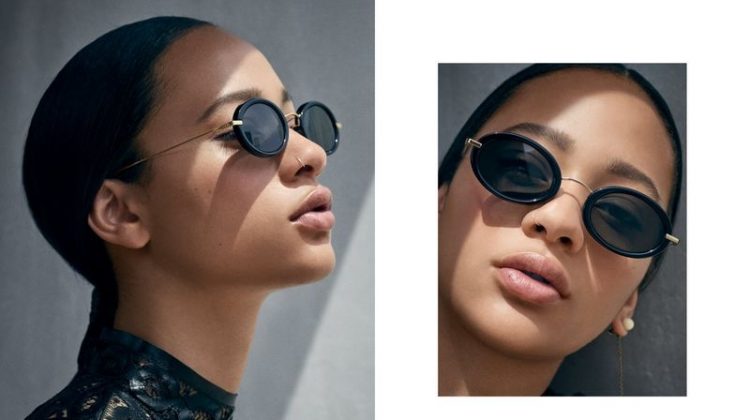 Model Selena Forrest appears in Dior Eyewear cruise 2019 campaign
