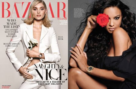 Elsa Hosk & Lais Ribeiro Team Up for Harper's Bazaar Singapore Elsa Hosk & Lais Ribeiro Team Up for Harper's Bazaar Singapore