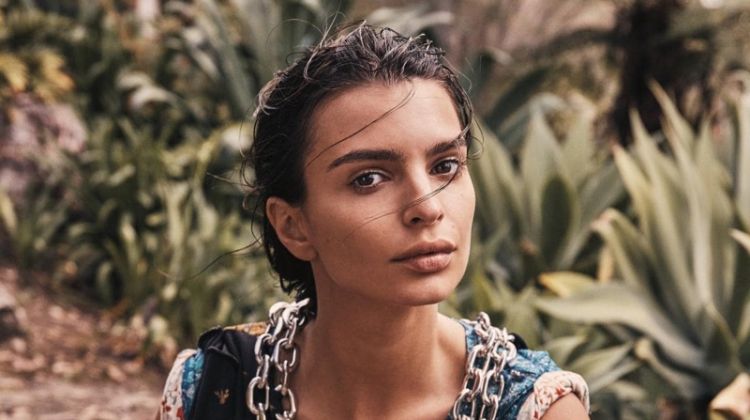 Emily Ratajkowski Poses In Bold Looks for Vogue Australia