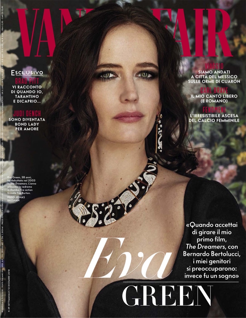 Eva Green on Vanity Fair Italy December 12th, 2018 Cover