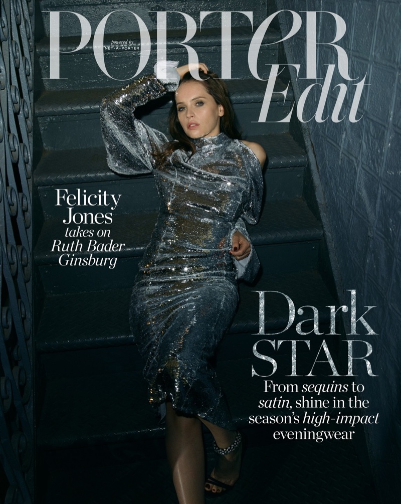 Felicity Jones on PORTER Edit December 7th, 2018 Cover