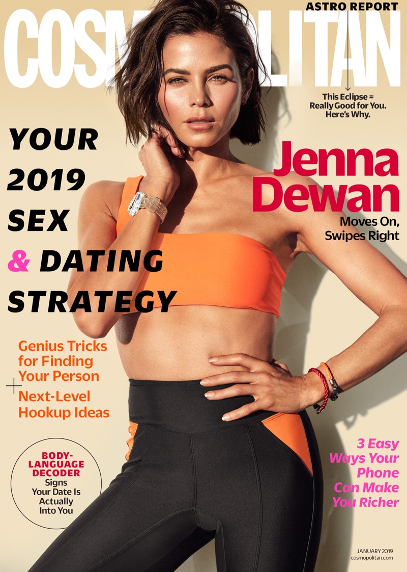Jenna Dewan on Cosmopolitan Magazine January 2019 Cover